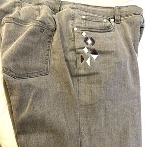 Canyon Retreat Gray Jeans bootcut. Size 14